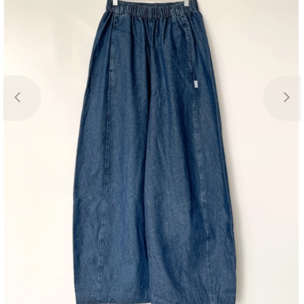 LE BON SHOPPE DENIM PARACHUTE PANTS